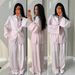 Women's Autumn/Winter Solid Color Shirt And Wide Leg Pants Set Casual Loose Fit European American Style with Buttons_ecoleips.com