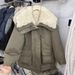 Girl Girl Girl Large Lapel Fleece-Lined Thickened Casual Jacket For Women 2025 Winter New Workwear Parka Women's High-End Top_ecoleips.com