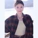 American Retro Checkered Shirt For Women, Lightweight And Loose-Fitting, Long-Sleeved Top With A Casual Style, Suitable_ecoleips.com