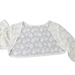 Women's 2 Piece Sexy Lace Strapless Bodycon Mini Skirt Set – Long Sleeve Mesh Cover Up, Sweet Club Outfit_ecoleips.com