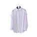 Women's Striped Loose Fitting Long Sleeved Shirt Pink Tie Waist Design Fashionable Casual Top_ecoleips.com