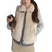 Aria Basics Banli KK11.24/20 'Miss Berlin' Vintage Plaid Color-block Reversible Horn Button Waistcoat_ecoleips.com