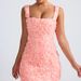Women's Floral Square Neck Sleeveless Bodycon Tie Strap Mini Dress – Sexy & Stylish Summer Outfit_ecoleips.com
