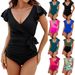 2024 New European And American One-Piece Swimsuit For Women, Plus Size Bikini In Stock_ecoleips.com