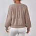 Classic Cable Knit Sweater Women's Casual Crewneck Pullover - Oversized Winter Warm Solid Color Long Sleeve Top_ecoleips.com