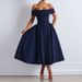 Elegant Off-Shoulder Dress | Solid Color Bodycon Dress For Women | Sexy & Chic Spring Outfit_ecoleips.com