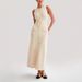 Women's Elegant Sleeveless Button Down Knit Bodycon Maxi Dress – Party Evening Gown_ecoleips.com
