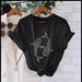 Women's Casual Round Neck Short Sleeve T-Shirt Multi-Color American Style Simple Fashionable Sports Top Solid Printed Loose Fit_ecoleips.com