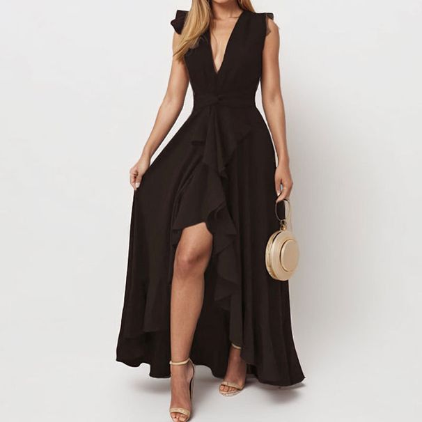Women's Elegant Evening Dress Commuter Design Long_ecoleips.com