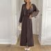 Women's Elegant Long Sleeved T-Shirt And Straight Leg Trousers Set_ecoleips.com