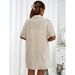 Women's Clothing Summer Loose Casual Two Piece Short Sleeved Shirt Shorts_ecoleips.com