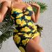 Elegant High-Waisted One-Piece Swimsuit For Women – Conservative Fit, Floral Print, Comfortable & Stylish For Beach & Pool_ecoleips.com