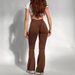 Women's yoga high-waisted hip-raising leggings, wide-leg pants, quick-drying running sports pants for women_ecoleips.com