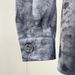 Women's Tie Dye Long Sleeve Shirt Turn down Collar Tie Waist Loose Fit Versatile Fashionable Top New Style_ecoleips.com