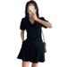 Women's European Style Short Sleeve T-Shirt Korean Slim Fit Two Piece Set Top Casual Fashion_ecoleips.com