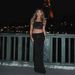 Women’s Clothing Glittery Look Elegant Intellectual Solid Color Suspender Navel Exposed Tight Hip Skirt Fine Glitter Sequin Skirt Set_ecoleips.com