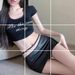 Short PU Leather Half Women Summer Sexy Crop Top Low Waist Hot Girl Bodycon Skirt 5465_ecoleips.com