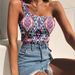 Aria Basics Aria Basics 2021 New European And American Style Foreign Trade Bohemian 3D Digital Print Off-Shoulder Tank Top T-Shirt_ecoleips.com