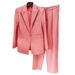Voya Voya Women's new Model European American Celebrity Style Loose Fit Rhinestone Blazer And Trousers Two-piece Set_ecoleips.com