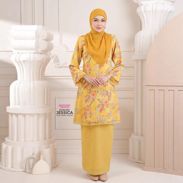 Modest Muslim Dress – Long Sleeve Maxi Skirt With 3D Floral Print, Breathable & Stylish (S-5XL, Multiple Colors)_ecoleips.com