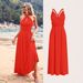 European And American Hot-Selling Multi-Way Wear Multi-Strap Cross-Back Sexy Elegant Long Gown Dress_ecoleips.com