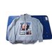 Unisex American Style Spring Cardigan Zip up Y2K Portrait 3D Print Customizable Loose Sweatshirt_ecoleips.com