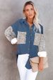 2025 New Autumn Winter Leopard Print Women's Shirt Turn-down Collar Ribbed Casual Jacket_ecoleips.com