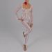 Women's Clothing Autumn New Lace Stitching Sexy Temptation Low Cut Jumpsuit Female Sexy Hot Girl See Through Trousers_ecoleips.com
