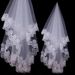 1.5m Bridal Veil With Lace Edging – Delicate Single-Layer Tulle For Weddings (White/Ivory/Red, Multiple Lengths)_ecoleips.com