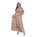 Elegant Printed Abaya Dress – Modest Loose-Fit Muslim Long Robe With Middle Eastern Floral Pattern – Dubai Saudi Arabian Style Gown_ecoleips.com