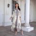 Women's Long Robe Embroidered Fabric Printed Rhinestone 241113 Cross Border Style Long Dress Muslim Fashion_ecoleips.com