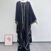 Verve Women's New Abaya Turkish Robe Cardigan + Inner Dress Two-Piece Set K108_ecoleips.com
