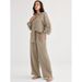 Women's Loose Casual Two Piece Set Fashion Large Stock Available Top And Wide Leg Pants New_ecoleips.com