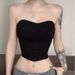 Sexy Strapless Three-Dimensional Fishbone Corset Camisole Vest For Women Wedding Dress Inner Layer Base Shirt Tube Top_ecoleips.com