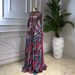 In Stock 2026 Cross-border INS European And American Women's Long-sleeve Mesh Sexy Tie-dye Printed Long Dress Gown_ecoleips.com