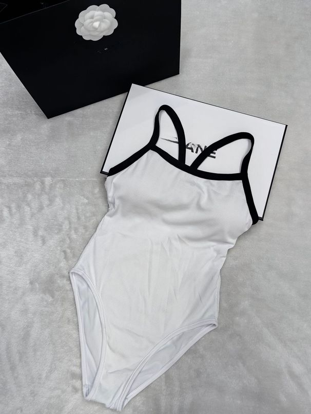 Women's Slimming Solid Color Swimsuit Spaghetti Strap High Waisted One Piece Sexy Alluring Hot Springs High End Style_ecoleips.com