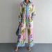 Trendy 3D Print Linen Shirt & Pants Set - Long Sleeve Casual Two-Piece Outfit For Men & Women_ecoleips.com