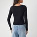 Voya Women's Clothing Popular European And American Fashion Casual Slim Fit High Elasticity Knitted Long Sleeved T-shirt Top_ecoleips.com