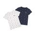 HeyHenry Women's Summer Short Sleeve T-Shirt round Neck Slim Fit Sweet Top Fresh Versatile Puppy Paw Print Design_ecoleips.com