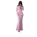 Modest Abaya Dress Women's Retro Elegant Long Dress Set Soft Solid Color Comfortable Temperament Spring Long Sleeves Polyester_ecoleips.com