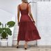 Women's Clothing Suspender Sleeveless Dress_ecoleips.com