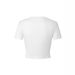 Women's Clothing Short Hot Girl Slim Top Short Sleeve Printed T Shirt Women's Baby Tee_ecoleips.com