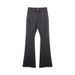 retro Denim Flared Pants For Women, High-waisted, Slim-fit, Straight-leg Black Trousers, European And American Style_ecoleips.com