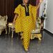 Women's Plus Size Middle Eastern Cross Batwing Sleeve Loose Top Wide Leg Pants Two Piece Set Casual Retro Print_ecoleips.com