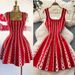 Women's French Style Jacquard Knit Dress Elegant Sleeveless A-Line Skirt with Fitted Waist And Pockets for Summer Commuting_ecoleips.com