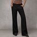 Women's Elegant And Stylish Slim-fit Versatile Flared Pants, Long Trousers For All Seasons_ecoleips.com