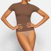 Women's Clothing Short Sleeve T Shirt Round Neck Slim Fit Hot Girl Pure Desire Top Women_ecoleips.com