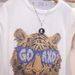 Pure Cotton Heavy-duty Trendy Rhinestone Glasses Tiger Pattern Short-sleeve T-shirt, New Summer Fashion, Loose Fit, Plus_ecoleips.com