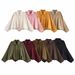 Wholesale Women's Fashion Bomber Jacket Bat Sleeve Zipper Casual Top No_ecoleips.com