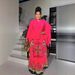 Women's Clothing Printing Irregular Temperament Large Size Women's Big Swing Skirt Suit_ecoleips.com